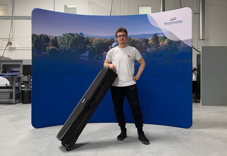Exhibition wall ZippWall - Kur und Kongress Bad Homburg