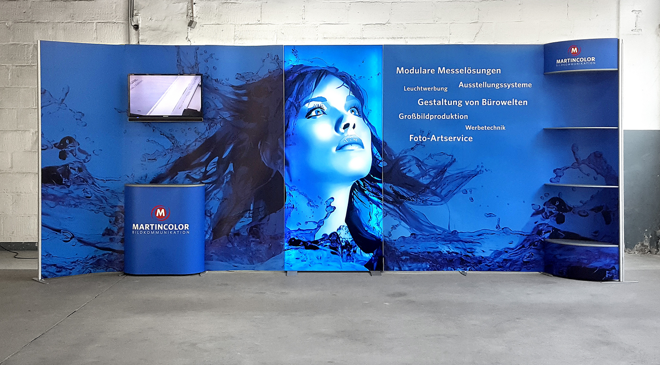 Flexible exhibition walls